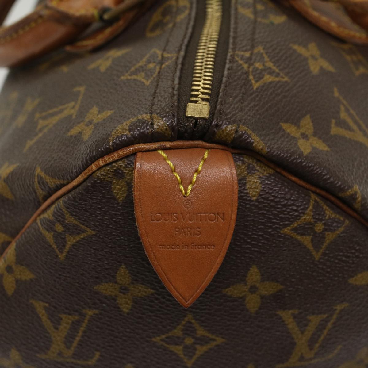 LOUIS VUITTON Monogram Speedy 30 Hand Bag Vintage M41526 LV Auth ar10138B