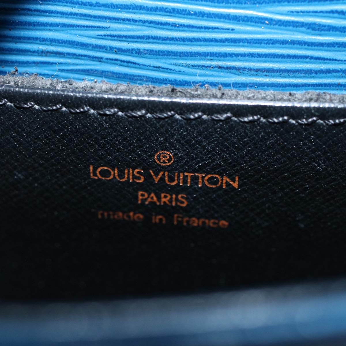 LOUIS VUITTON Epi Mini Saint Cloud Shoulder Bag Blue M52215 LV Auth ar10141B