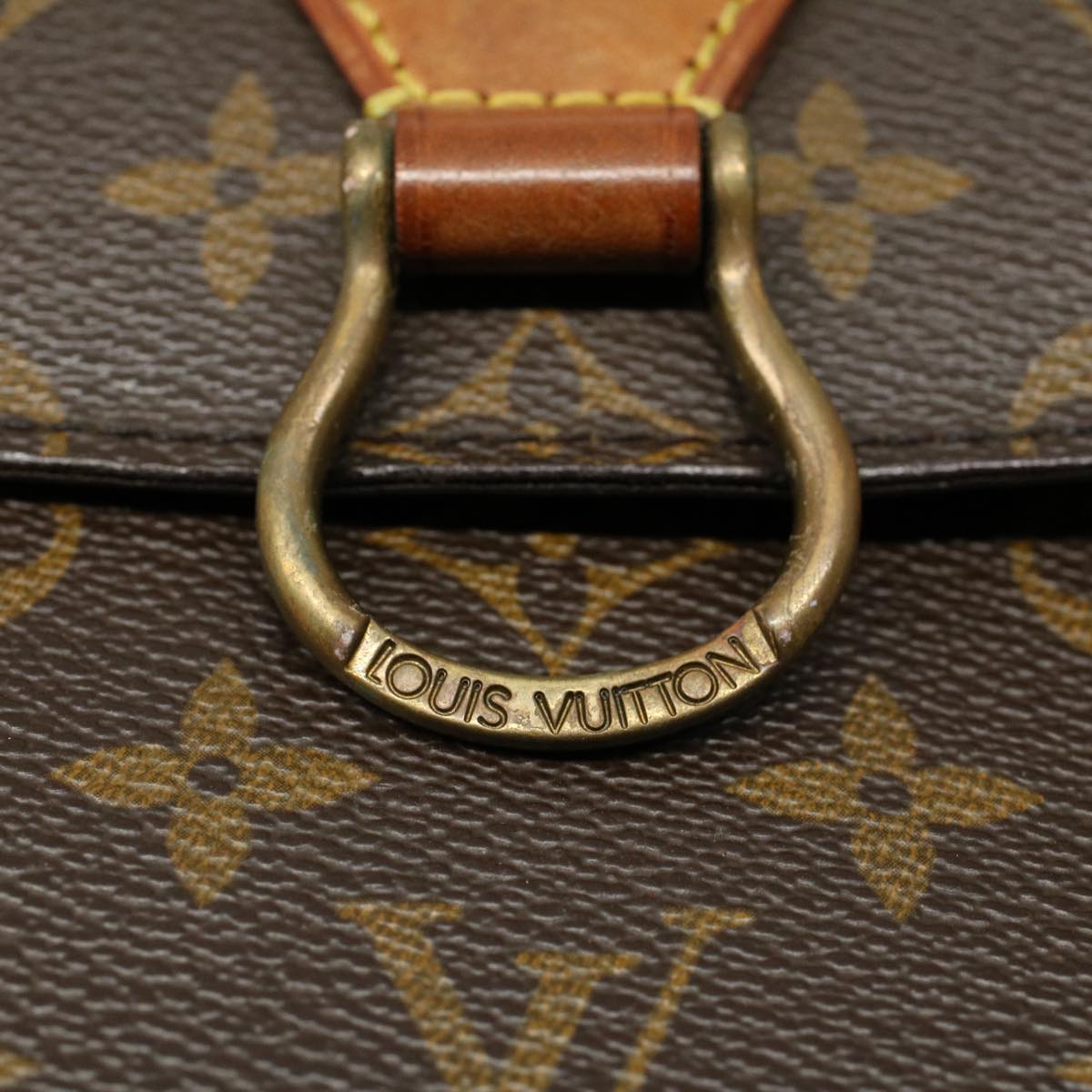 LOUIS VUITTON Monogram Saint Cloud GM Shoulder Bag M51242 LV Auth ar10145B