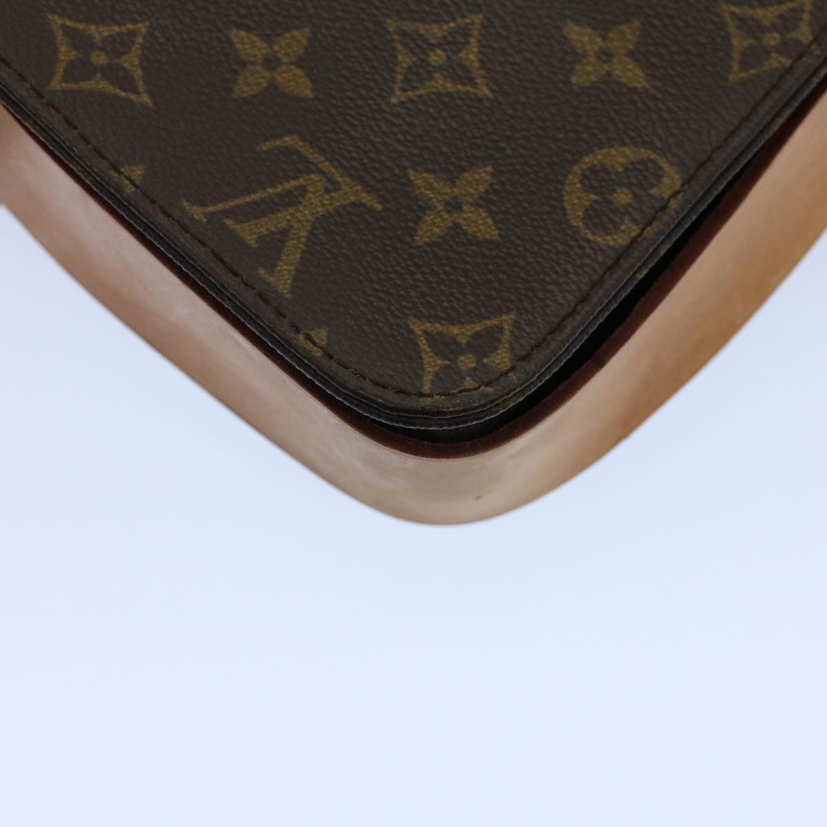 LOUIS VUITTON Monogram Cartouchiere GM Shoulder Bag M51252 LV Auth ar10161B