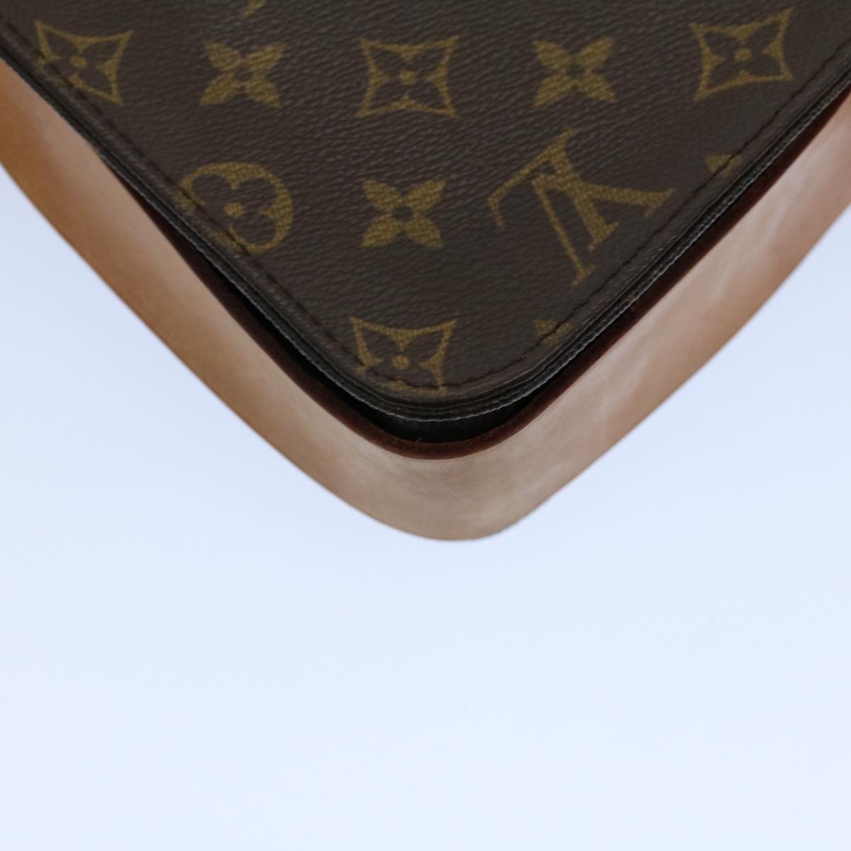 LOUIS VUITTON Monogram Cartouchiere GM Shoulder Bag M51252 LV Auth ar10161B