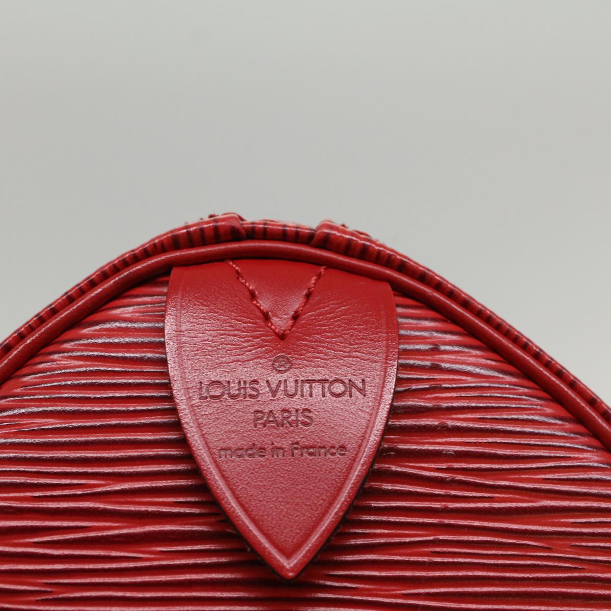 LOUIS VUITTON Epi Speedy 25 Hand Bag Castilian Red M43017 LV Auth ar10163B