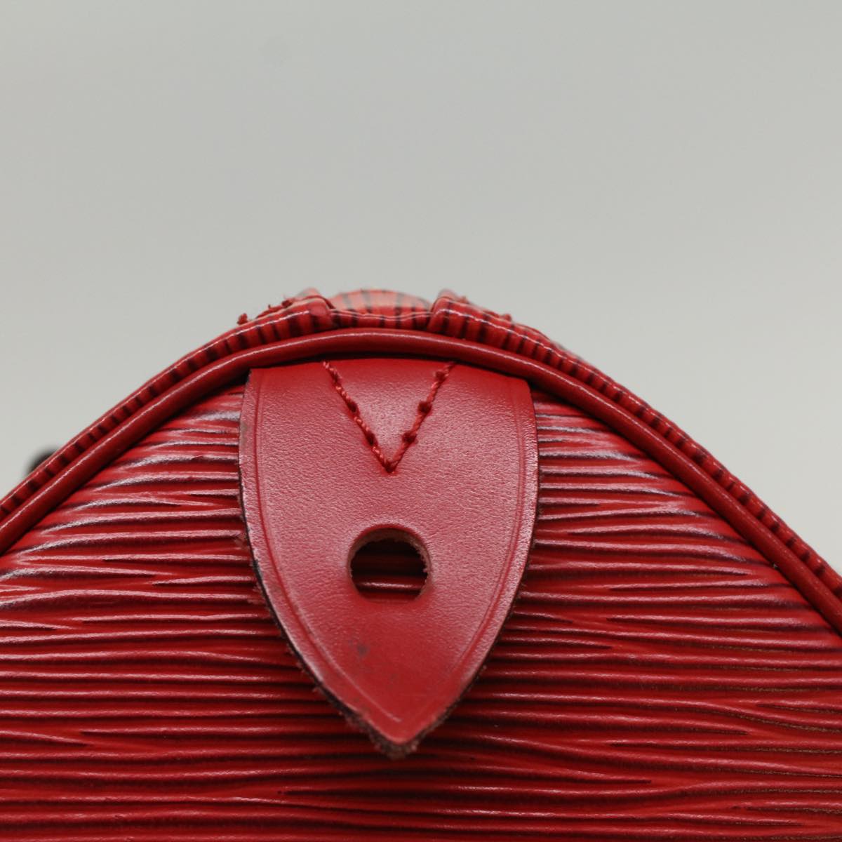 LOUIS VUITTON Epi Speedy 25 Hand Bag Castilian Red M43017 LV Auth ar10163B