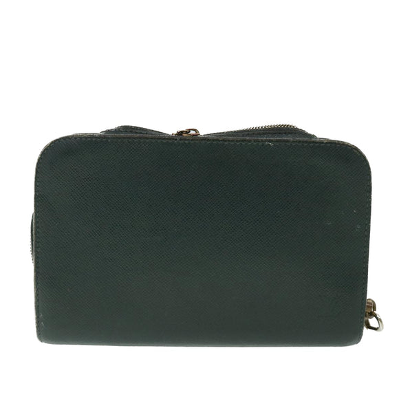 LOUIS VUITTON Taiga Baikal Clutch Bag Epicea M30184 LV Auth ar10169B