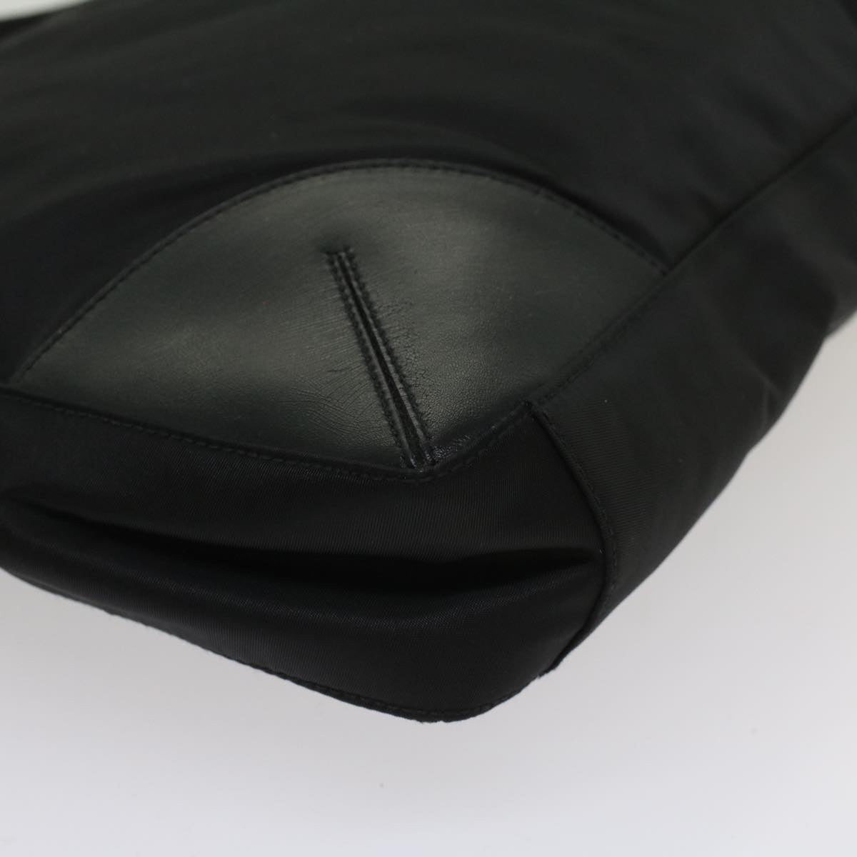 PRADA Tote Bag Nylon Black Auth ar10179