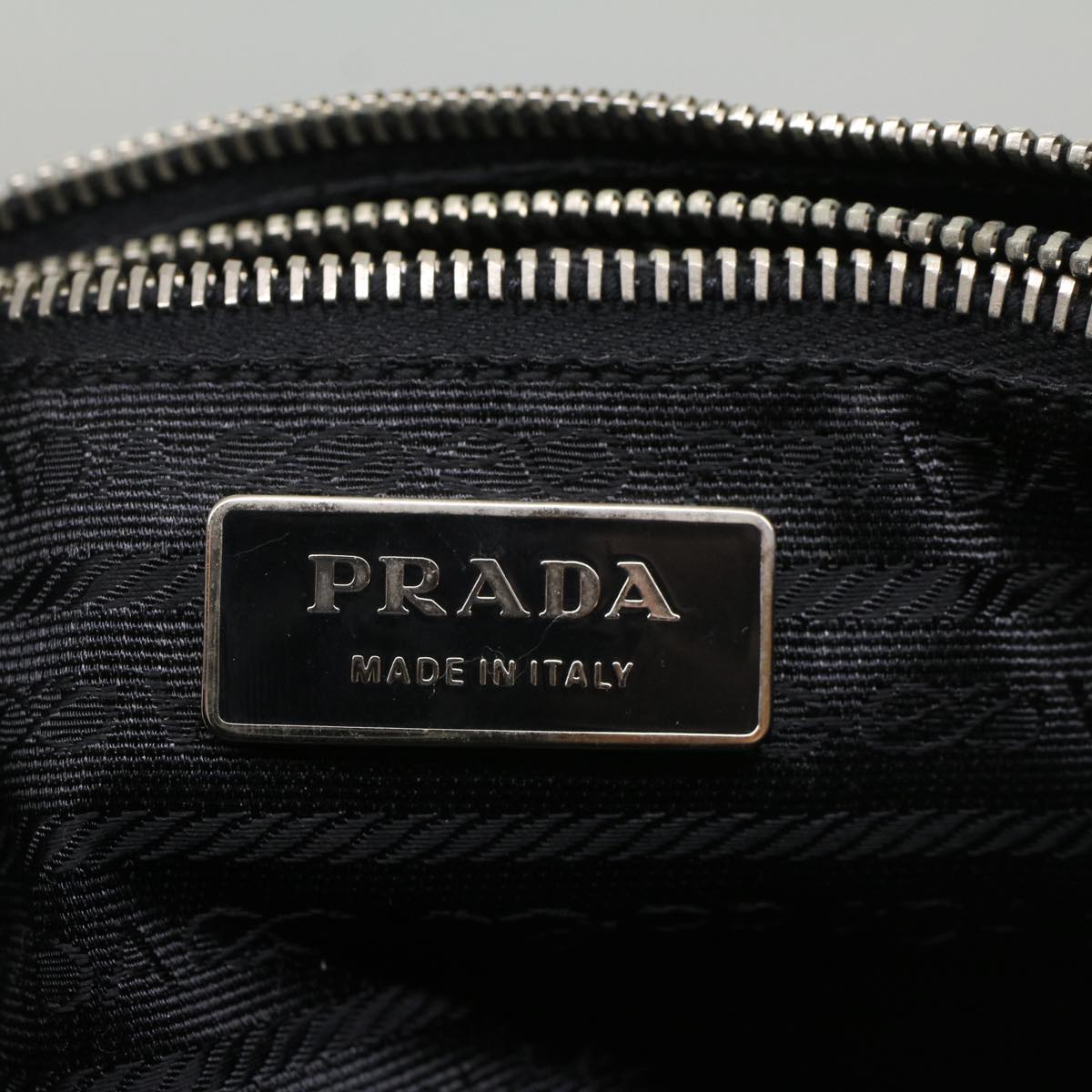 PRADA Tote Bag Nylon Black Auth ar10179