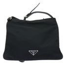 PRADA Shoulder Bag Nylon Black Auth ar10188-2