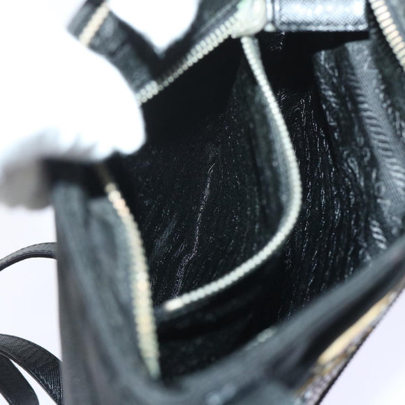 PRADA Shoulder Bag Nylon Black Auth ar10188