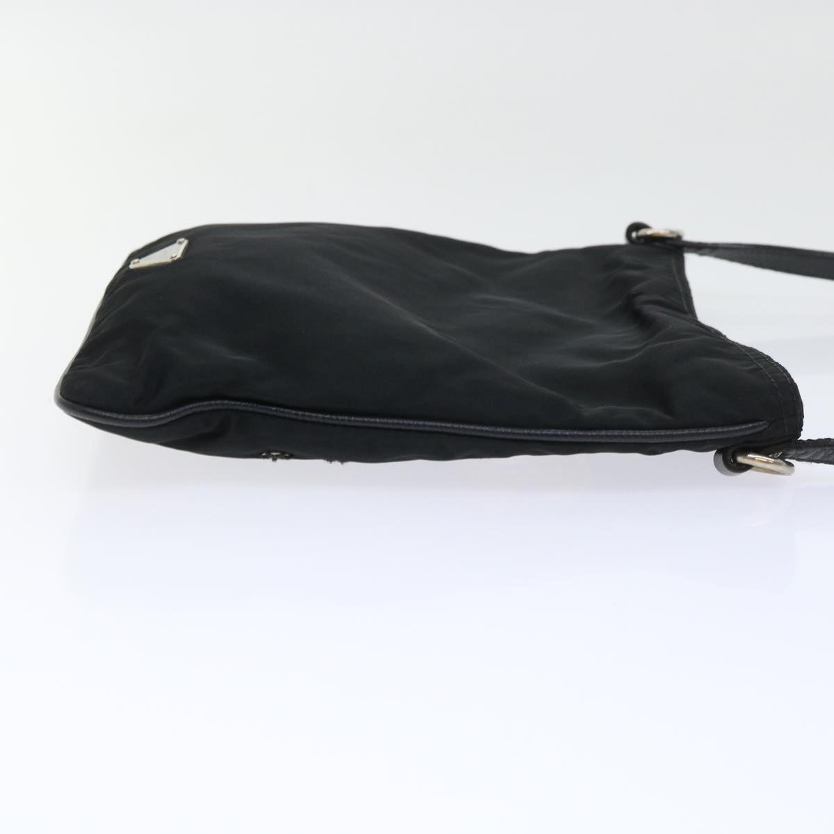 PRADA Shoulder Bag Nylon Black Auth ar10188