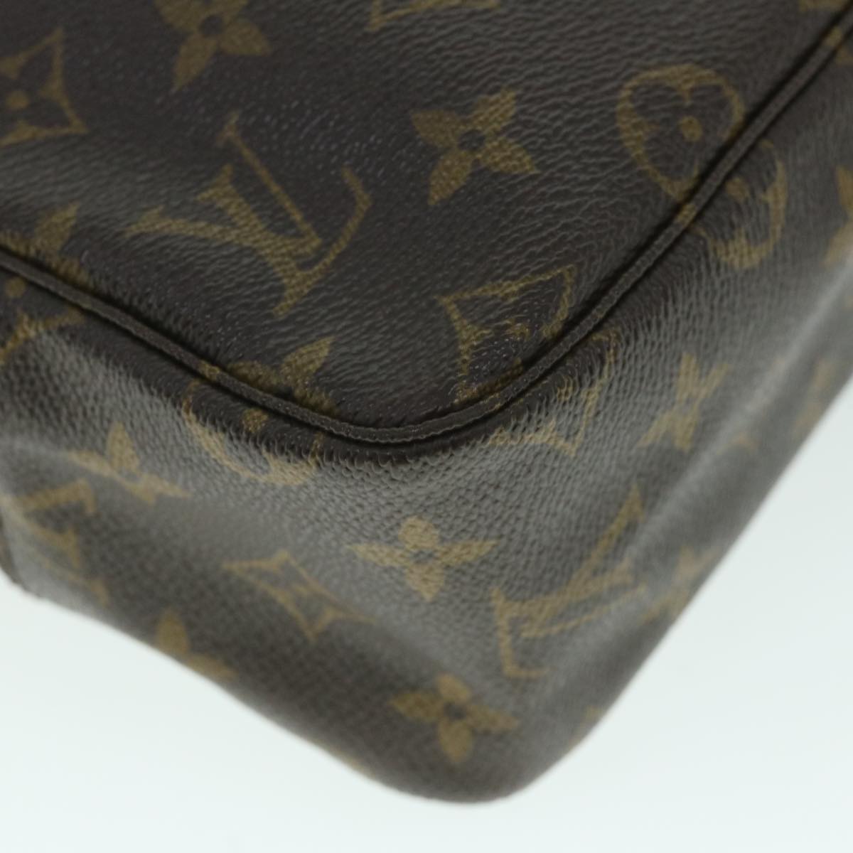 LOUIS VUITTON Monogram Trousse Toilette 28 Clutch Bag M47522 LV Auth ar10194