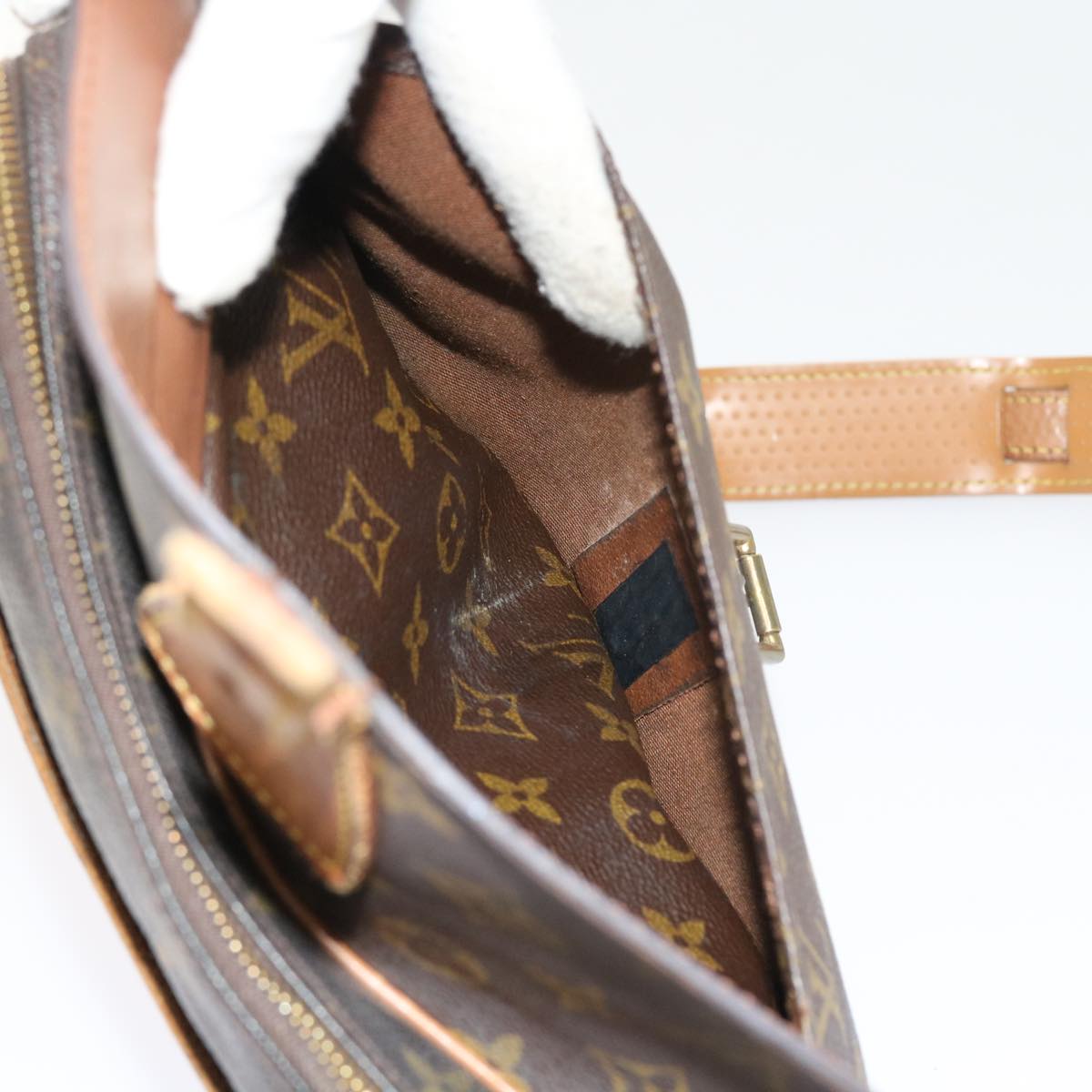 LOUIS VUITTON Monogram Jeune Fille GM Shoulder Bag M51225 LV Auth ar10199