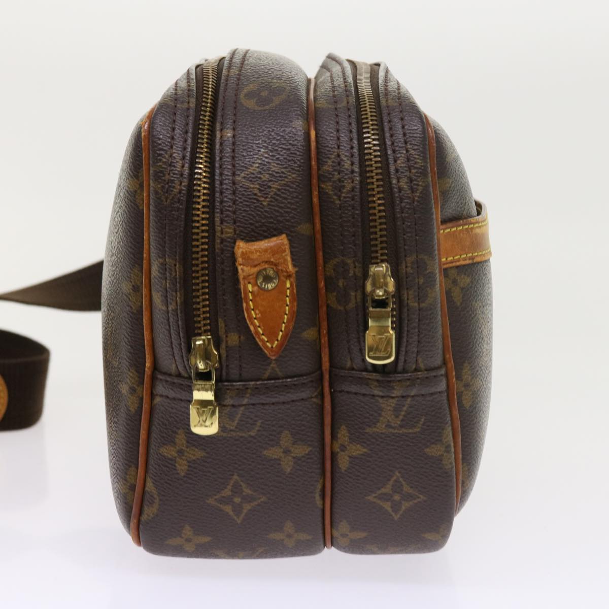 LOUIS VUITTON Monogram Reporter PM Shoulder Bag M45254 LV Auth ar10208