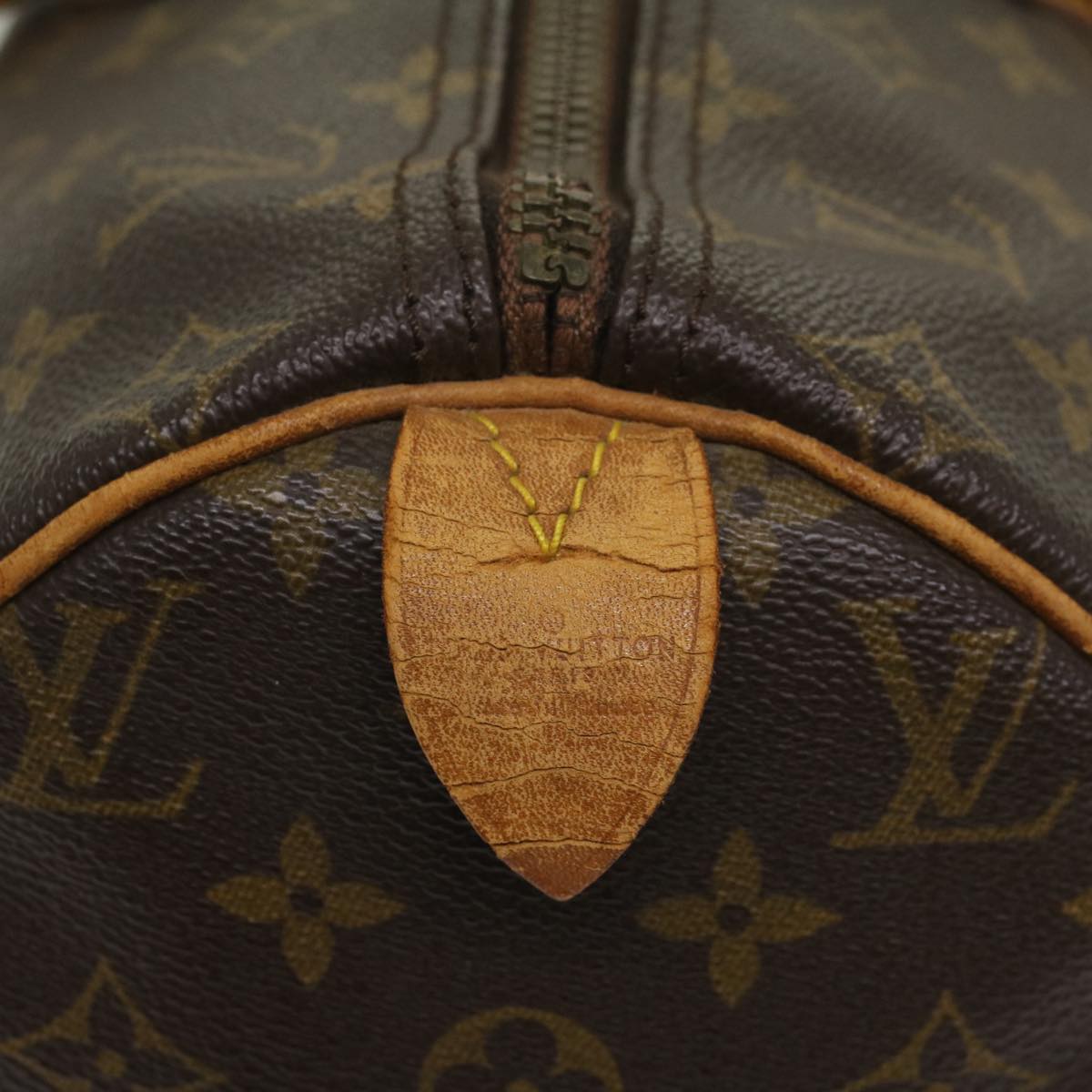 LOUIS VUITTON Monogram Speedy 40 Hand Bag M41522 LV Auth ar10209