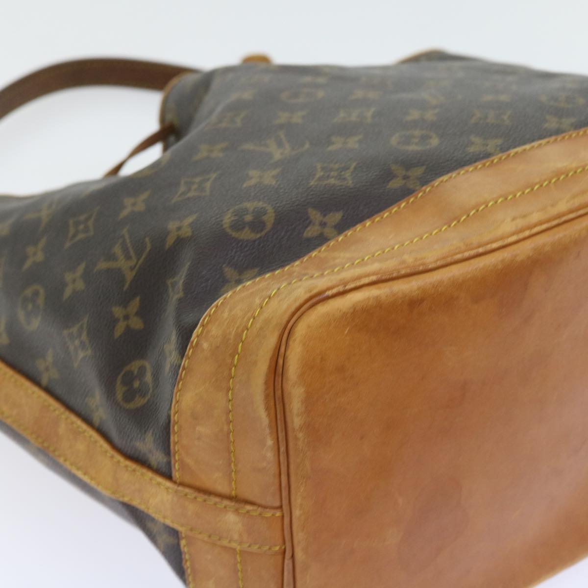 LOUIS VUITTON Monogram Noe Shoulder Bag M42224 LV Auth ar10212