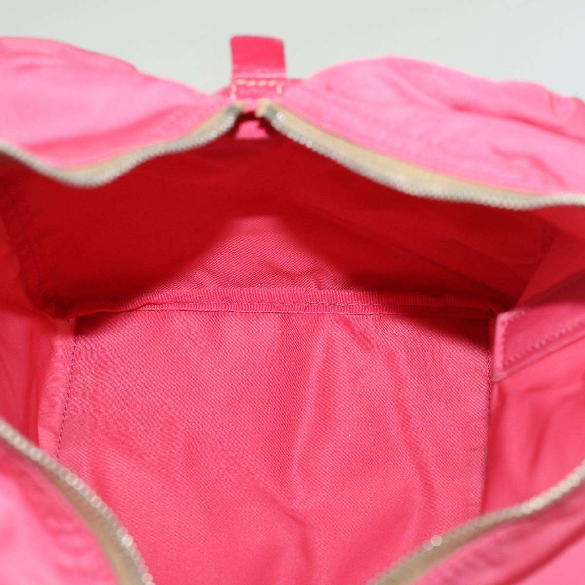 PRADA Shoulder Bag Nylon Pink Auth ar10221