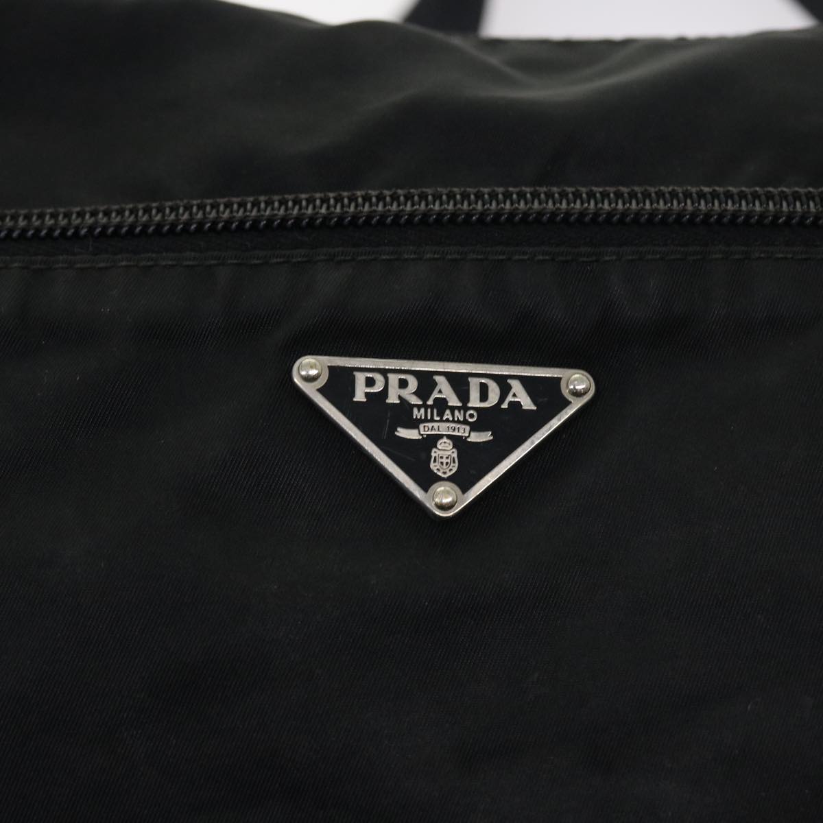 PRADA Shoulder Bag Nylon Black Auth ar10237