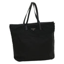 PRADA Tote Bag Nylon Black Auth ar10242-1