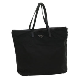 PRADA Tote Bag Nylon Black Auth ar10242