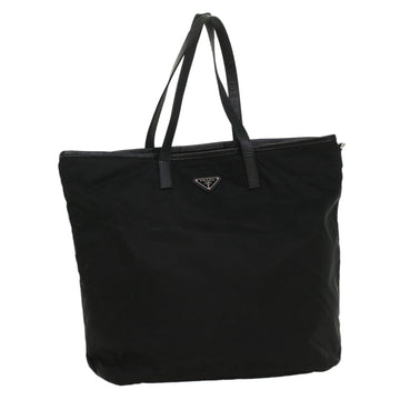 PRADA Tote Bag Nylon Black Auth ar10242