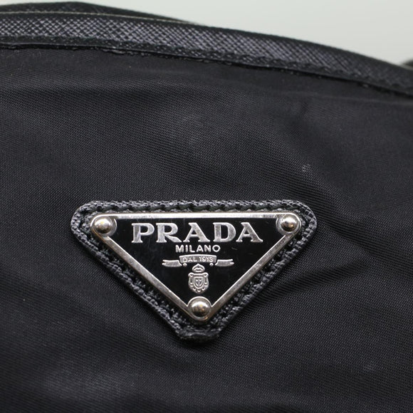 PRADA Tote Bag Nylon Black Auth ar10242