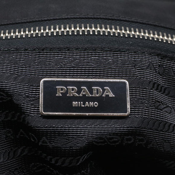 PRADA Tote Bag Nylon Black Auth ar10242