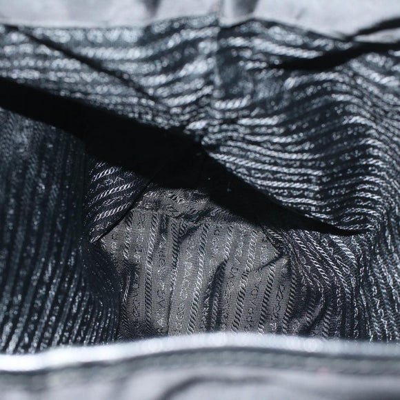 PRADA Tote Bag Nylon Black Auth ar10242