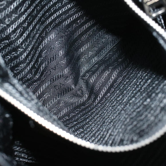 PRADA Tote Bag Nylon Black Auth ar10242