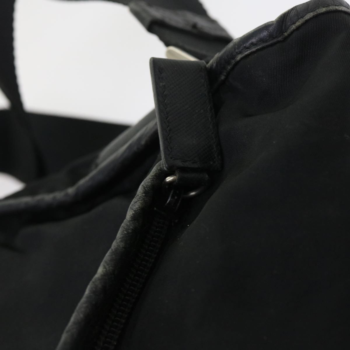 PRADA Shoulder Bag Nylon Black Auth ar10245