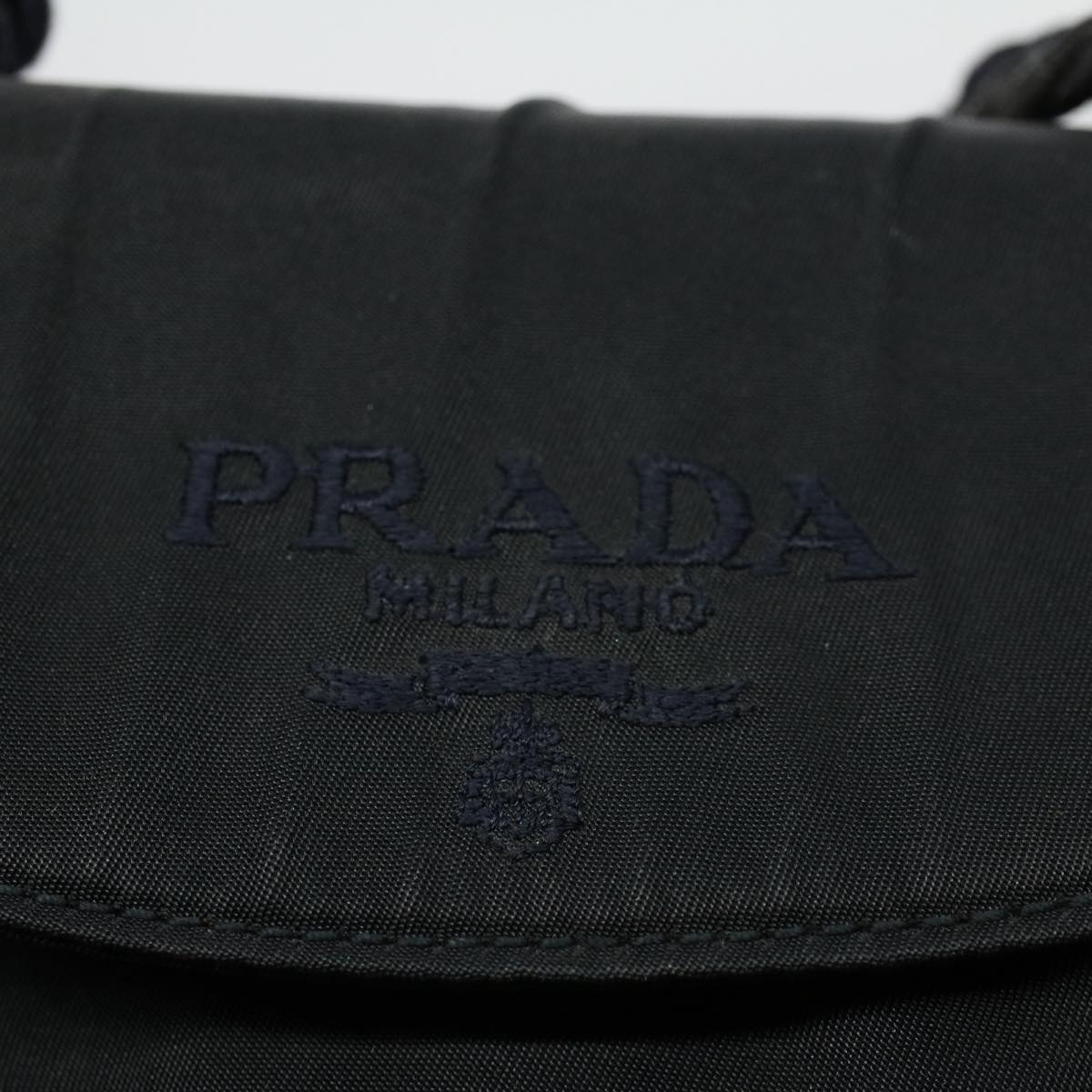 PRADA Shoulder Bag Nylon Black Auth ar10284