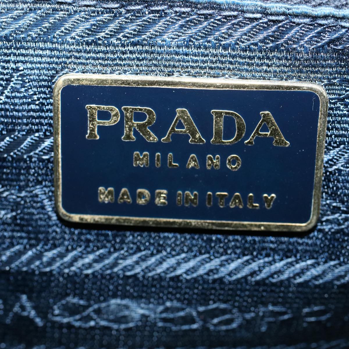 PRADA Shoulder Bag Nylon Black Auth ar10284