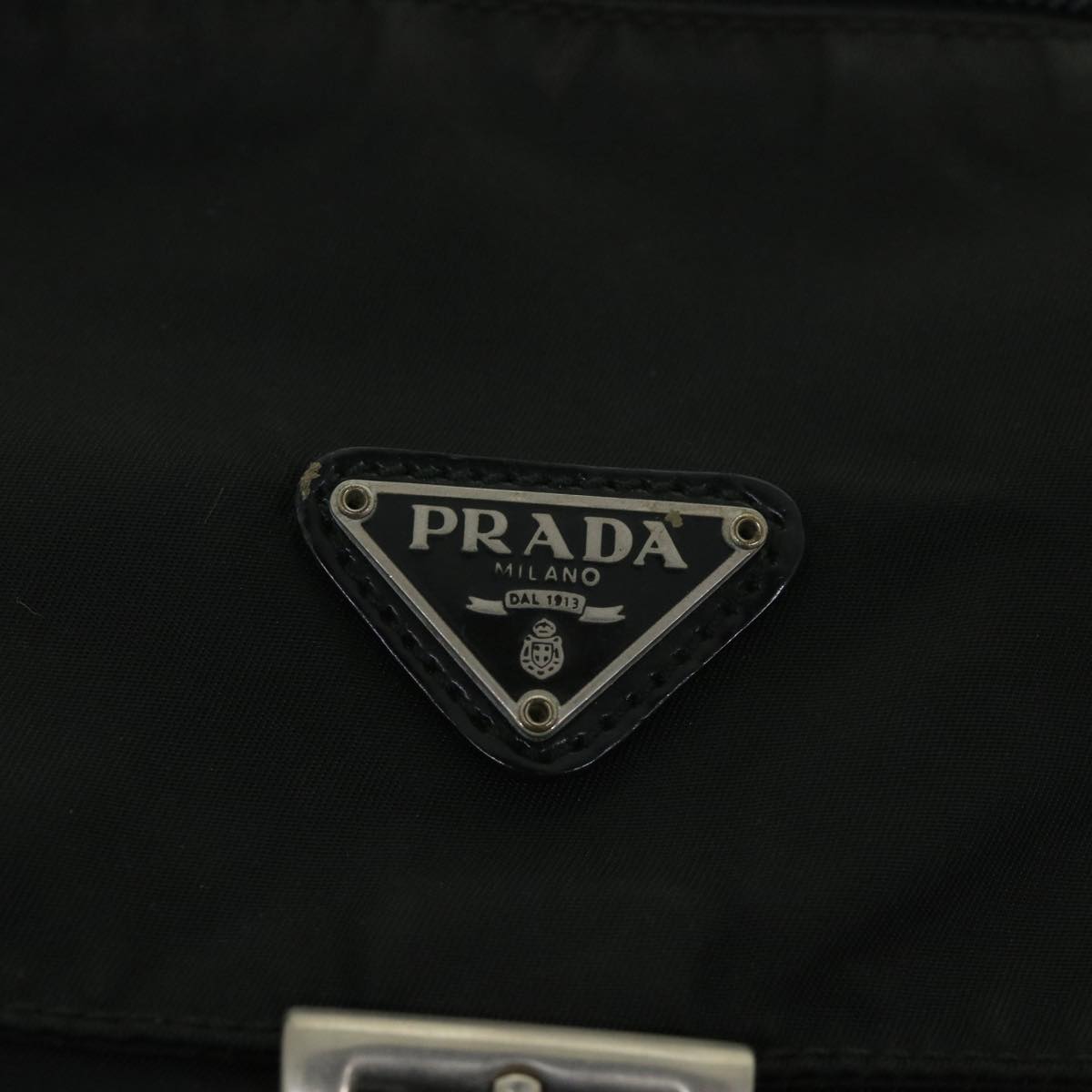 PRADA Shoulder Bag Nylon Black Auth ar10302