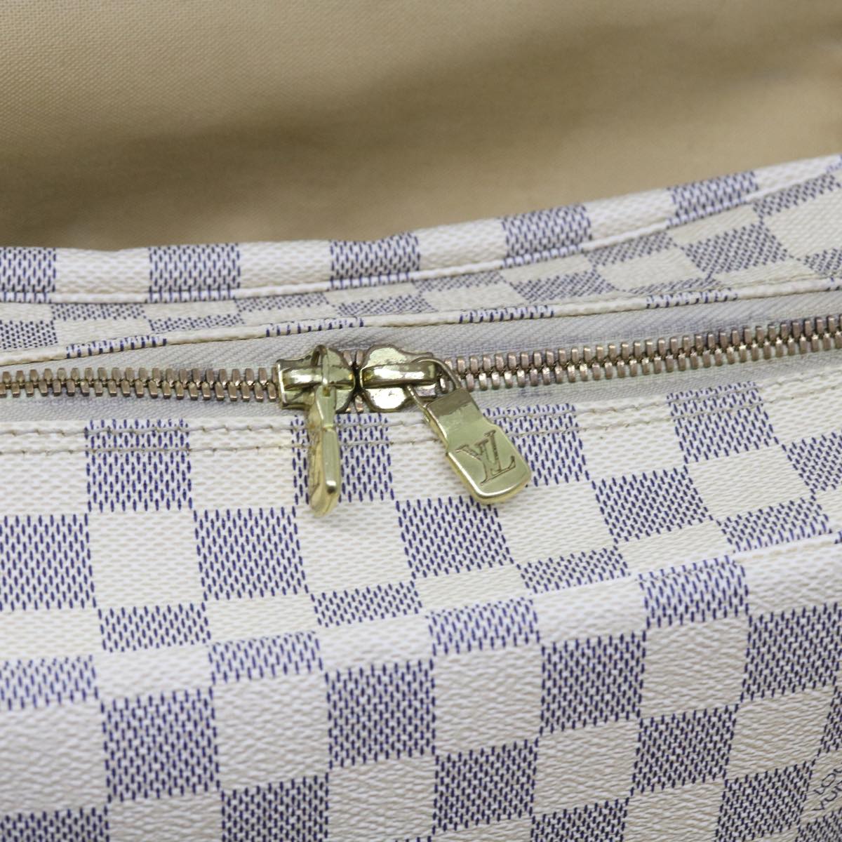 LOUIS VUITTON Damier Azur Naviglio Shoulder Bag N51189 LV Auth ar10353B