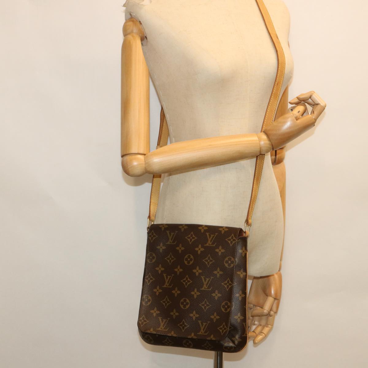 LOUIS VUITTON Monogram Musette Salsa Long Shoulder Bag M51387 LV Auth ar10358B