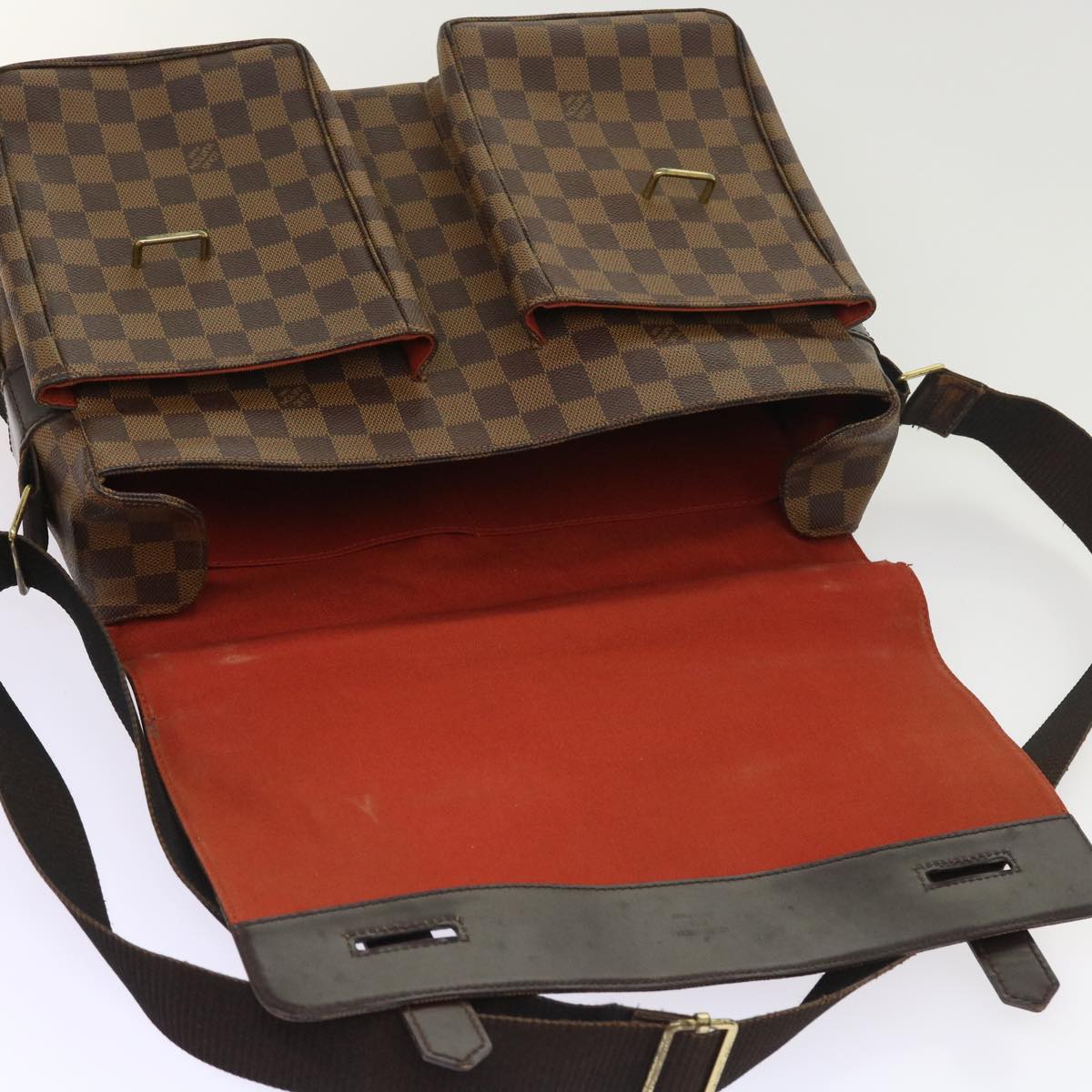 LOUIS VUITTON Damier Ebene Broadway Shoulder Bag N42270 LV Auth ar10365B