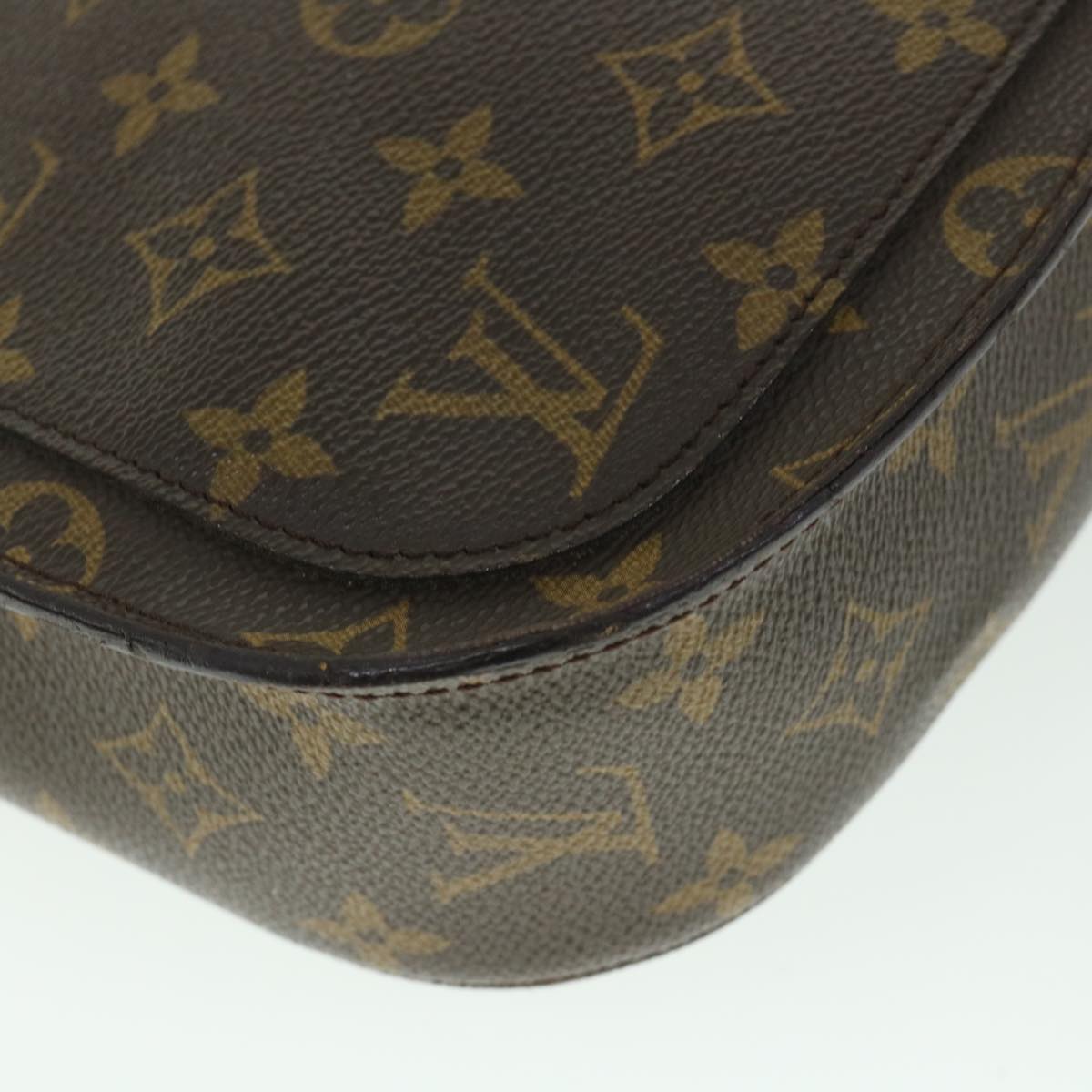 LOUIS VUITTON Monogram Saint Cloud GM Shoulder Bag M51242 LV Auth ar10372B