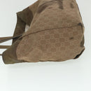 GUCCI GG Canvas Tote Bag Brown 282439 Auth ar10393-4