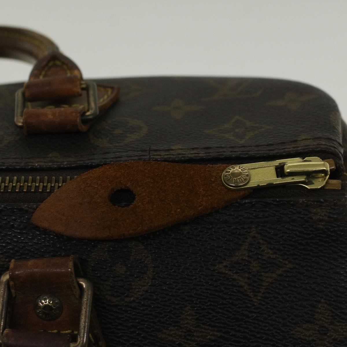 LOUIS VUITTON Monogram Speedy 30 Hand Bag M41526 LV Auth ar10412