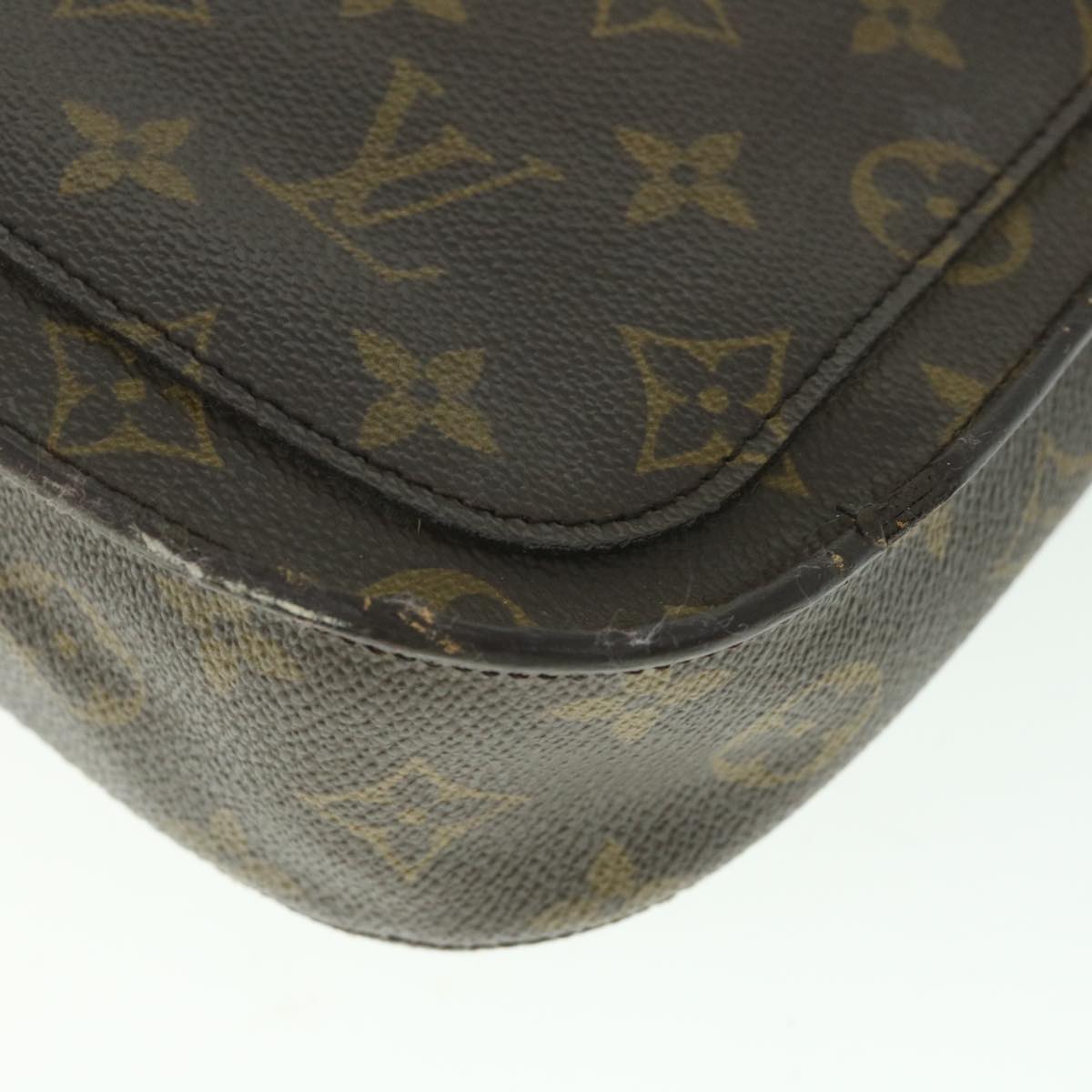 LOUIS VUITTON Monogram Saint Cloud MM Shoulder Bag M51243 LV Auth ar10461