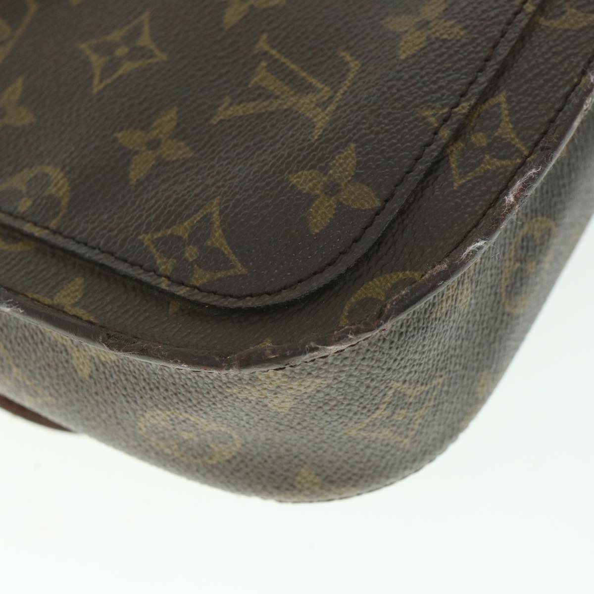 LOUIS VUITTON Monogram Saint Cloud MM Shoulder Bag M51243 LV Auth ar10461