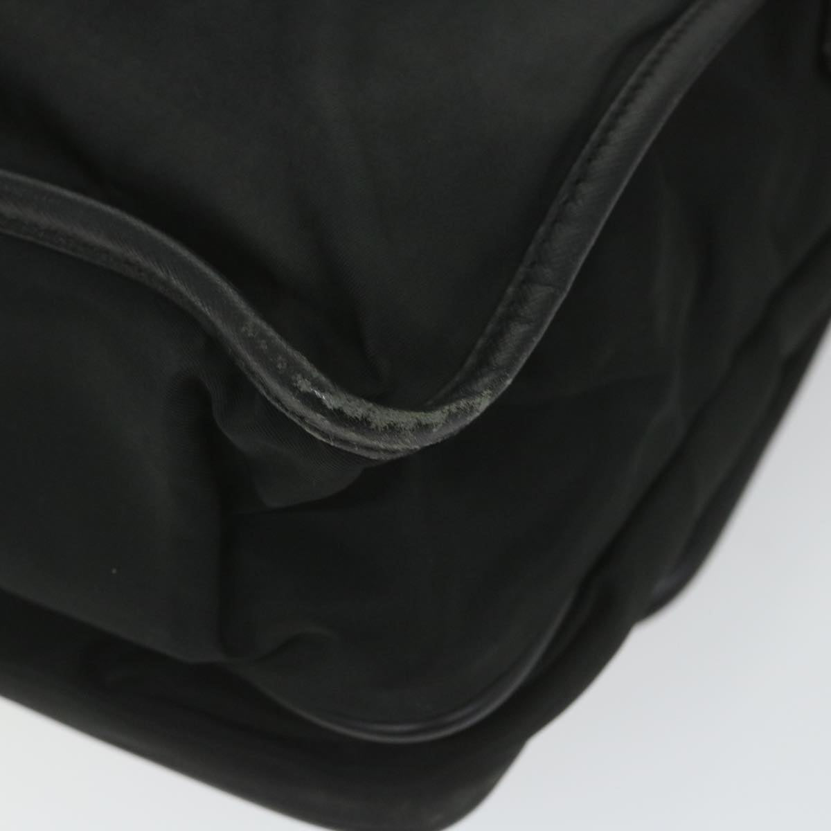 PRADA Shoulder Bag Nylon Black Auth ar10484