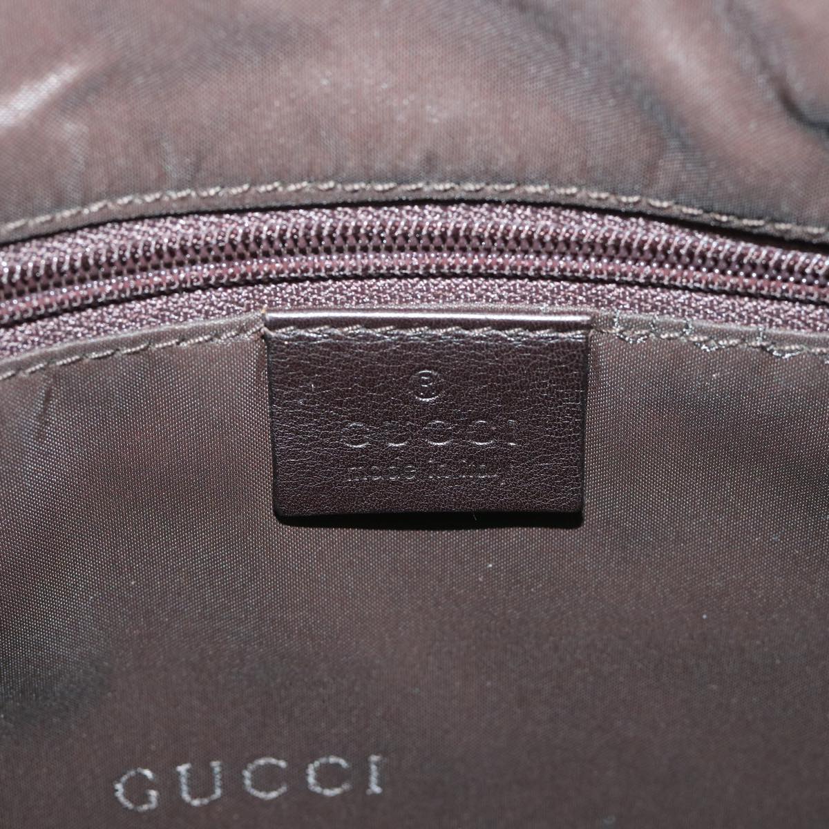 GUCCI Shoulder Bag Leather Black 001 1206 Auth ar10523