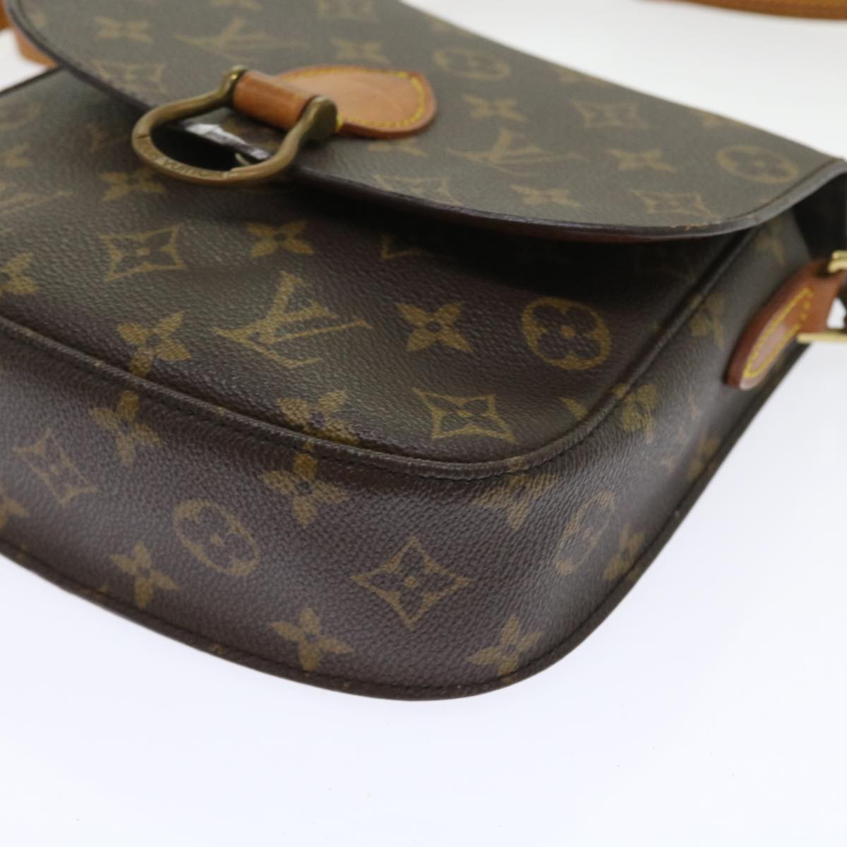 LOUIS VUITTON Monogram Saint Cloud MM Shoulder Bag M51243 LV Auth ar10527B