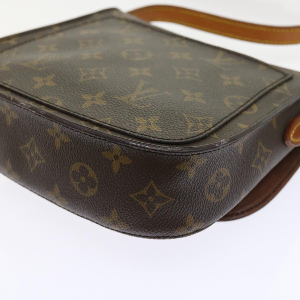 LOUIS VUITTON Monogram Saint Cloud MM Shoulder Bag M51243 LV Auth ar10527B