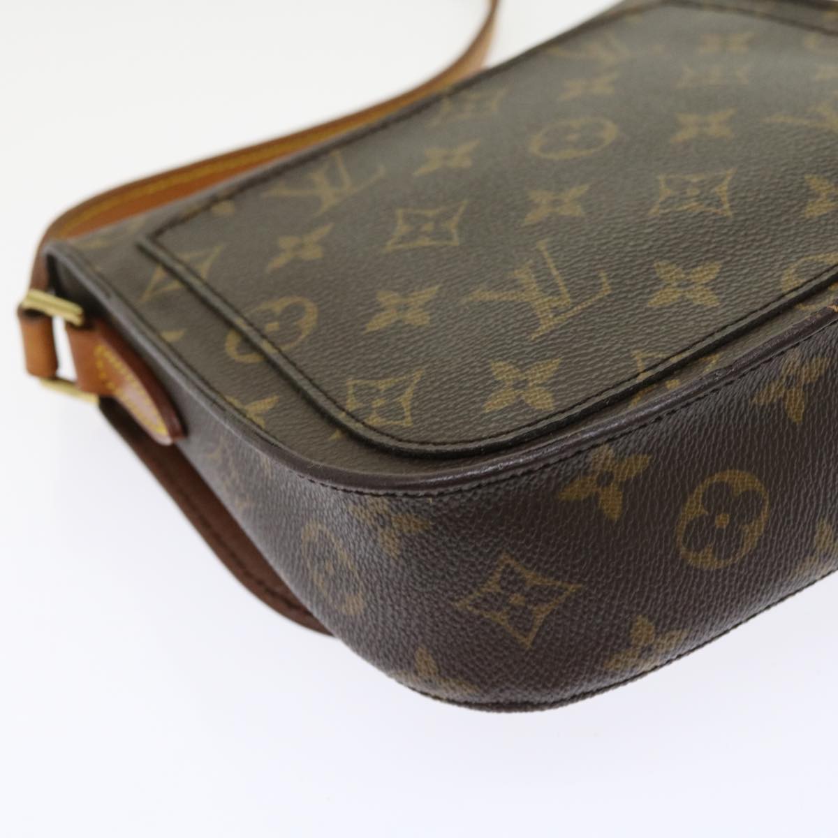 LOUIS VUITTON Monogram Saint Cloud MM Shoulder Bag M51243 LV Auth ar10527B