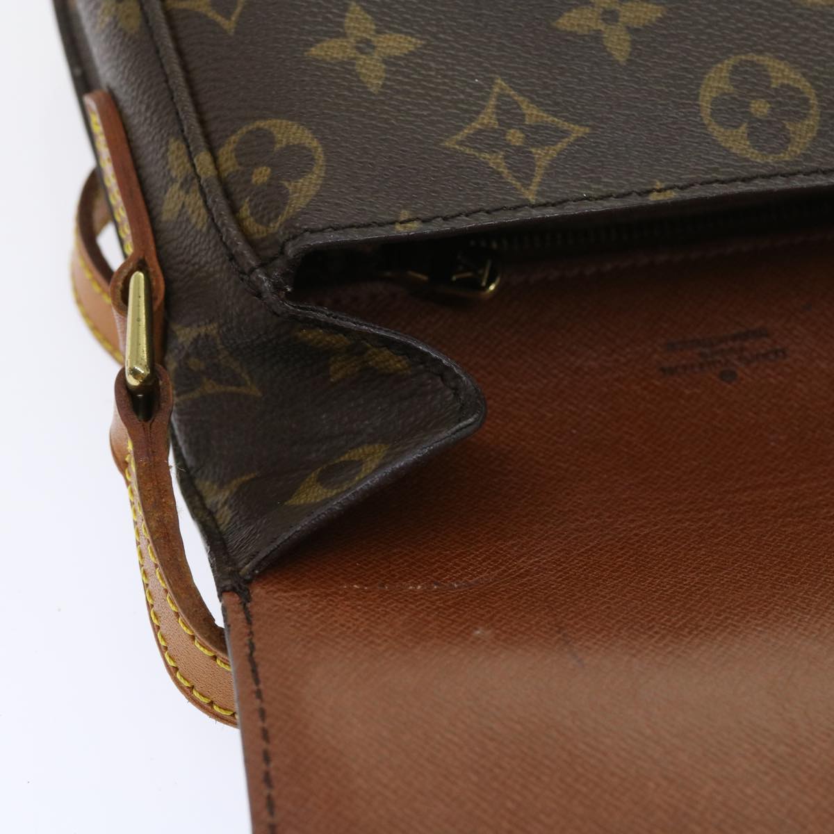 LOUIS VUITTON Monogram Saint Cloud MM Shoulder Bag M51243 LV Auth ar10527B