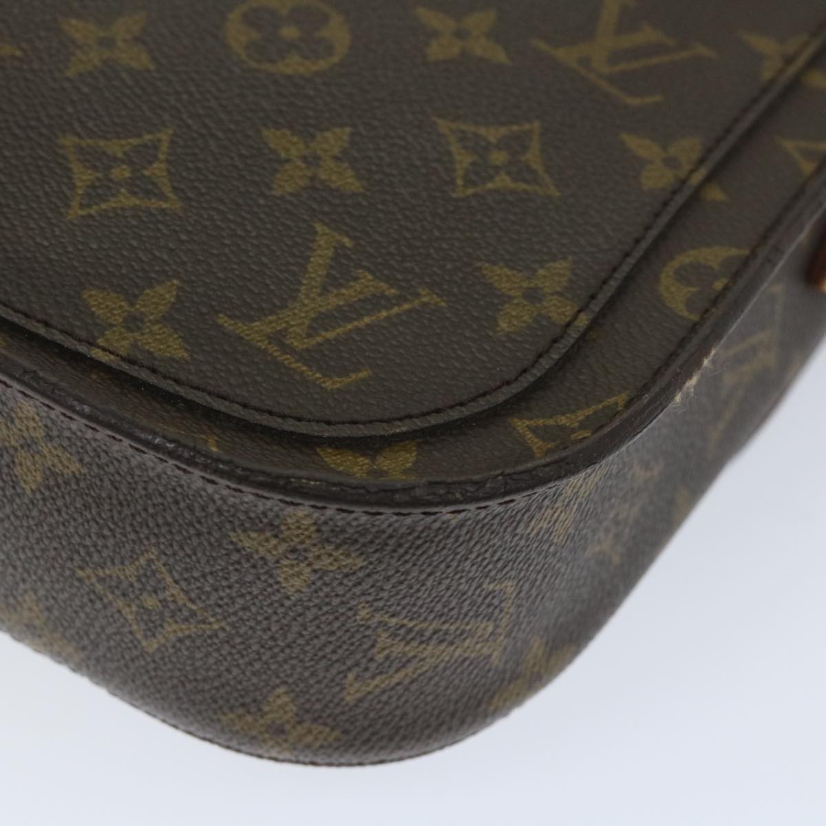 LOUIS VUITTON Monogram Saint Cloud GM Shoulder Bag M51242 LV Auth ar10530B