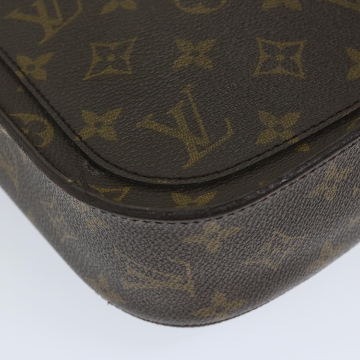 LOUIS VUITTON Monogram Saint Cloud GM Shoulder Bag M51242 LV Auth ar10530B