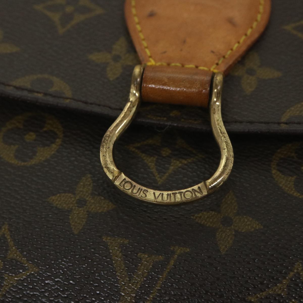 LOUIS VUITTON Monogram Saint Cloud GM Shoulder Bag M51242 LV Auth ar10530B