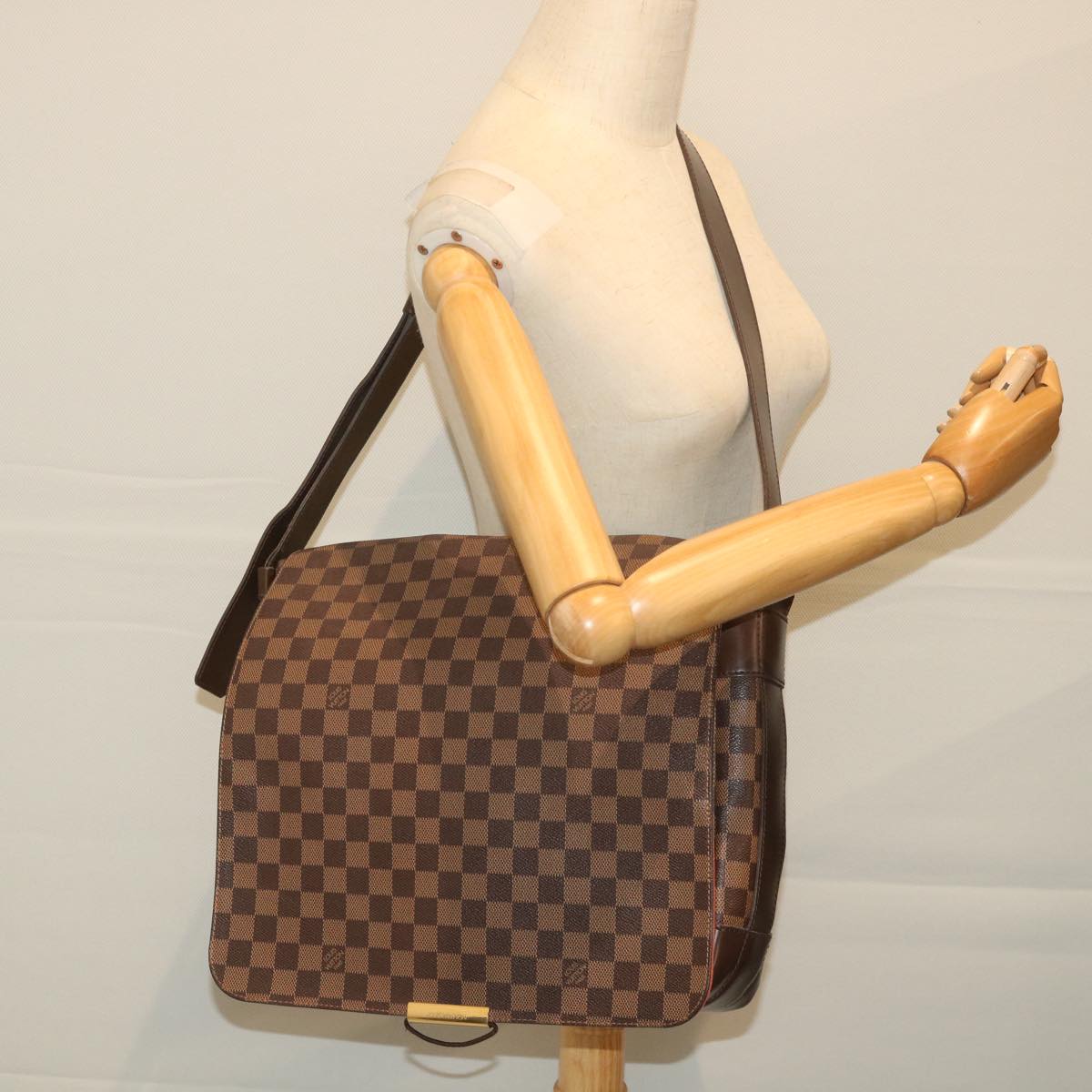 LOUIS VUITTON Damier Ebene Pastille Shoulder Bag N45258 LV Auth ar10544B