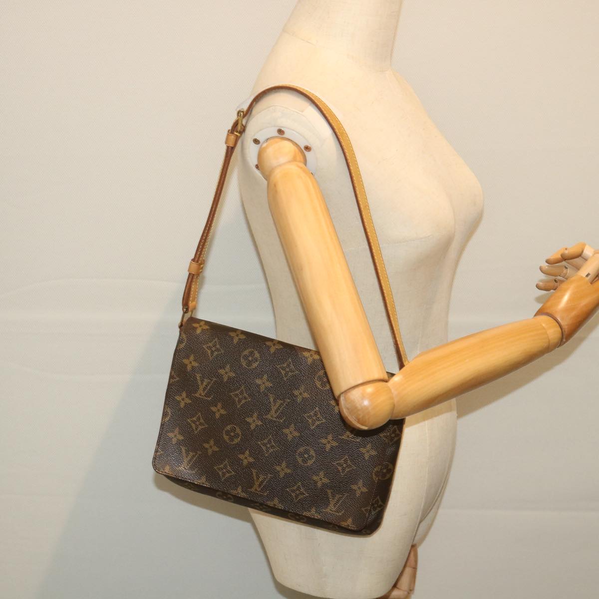 LOUIS VUITTON Monogram Musette Tango Short Strap Bag M51257 LV Auth ar10573B